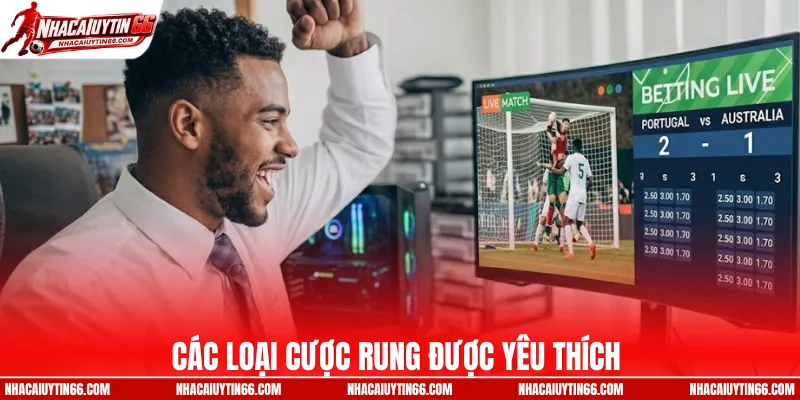 Các loại cược rung được yêu thích